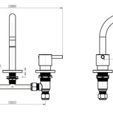 5.5L Round Handle Basin Set