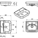 Drop-In Basin 460*400*140