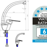 Duck Handle Kitchen Mixer 40mm cartridge