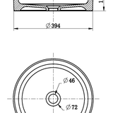 Above Counter Basin 400*400*120