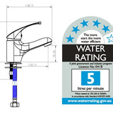 Solid Handle Basin Mixer 35mm cartridge