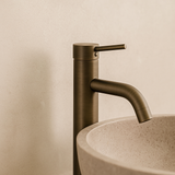 Seville Antique Brass Basin Mixer