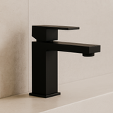 Black Square Basin Mixer