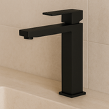 Black Square Tall Basin Mixer