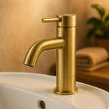 Marbella Brushed Gold Basin Mixer