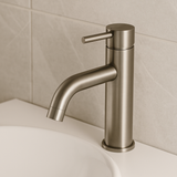 Valencia Brushed Nickel Basin Mixer