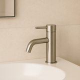 Valencia Brushed Nickel Basin Mixer