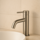 Valencia Brushed Nickel Basin Mixer