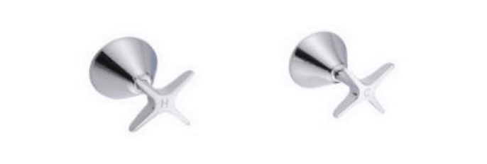 Cross Handle Wall Top Assemblies