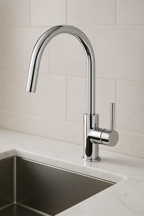 Round Pull-out Kitchen/Laundry Mixer
