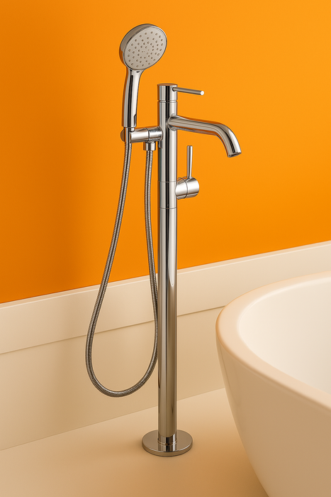 Round Floor Mixer Set