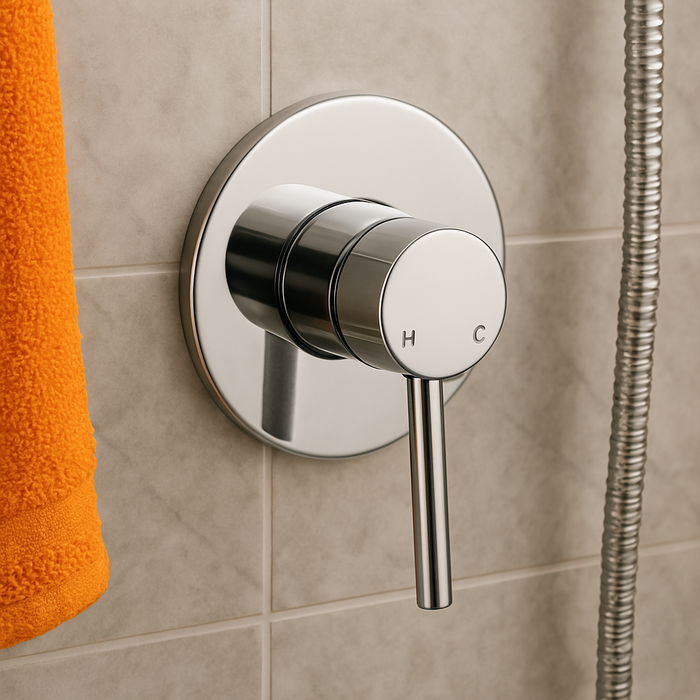 Chrome Round Wall Mixer
