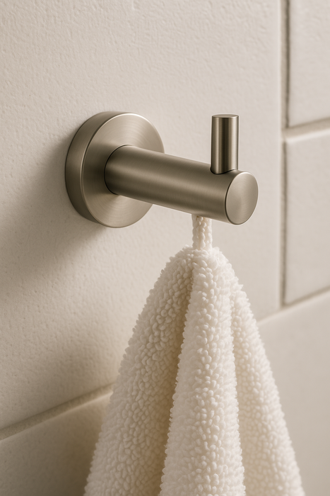 Brushed Nickel Robe Hook
