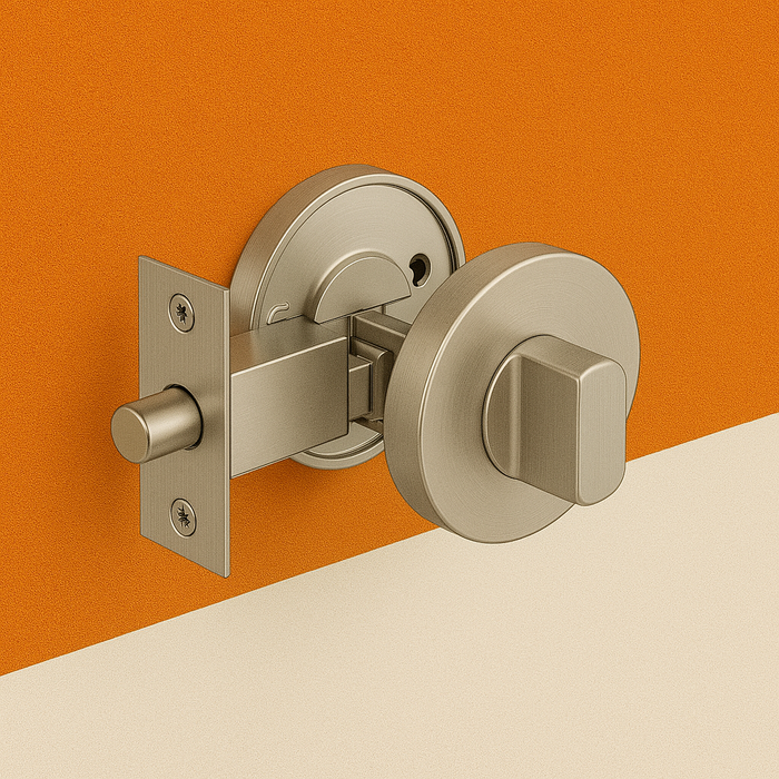 Brushed Nickel Door Lock