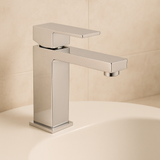 Chrome Square Basin Mixer