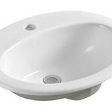 MG-509B Drop-In Basin – 550mm x 450mm x 195mm, with 40mm outlet waste and multiple tapholes for modern bathrooms.