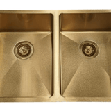 DGBD-7440R Gold Double Bowl Sink – Premium stainless steel construction with a luxurious gold finish.