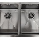 Gunmetal Double Bowl Sink (UNBD-7440R) – Premium kitchen sink with two spacious bowls and a durable gunmetal finish.