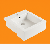 Semi Recessed Basin