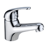 TK73B Solid Handle Basin Mixer – Chrome finish faucet with a 35mm cartridge, designed for smooth water flow and precise control in modern bathrooms.