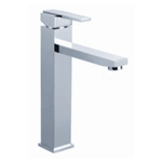 TYO-42H Square Tall Basin Mixer – 35mm cartridge chrome mixer with modern square design and 5-star WELS rating for tall basins.