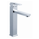 TYO-42H Square Tall Basin Mixer – 35mm cartridge chrome mixer with modern square design and 5-star WELS rating for tall basins.