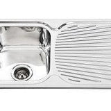 Round Corner Sink BH-78 with polished stainless steel finish and spacious bowl design.