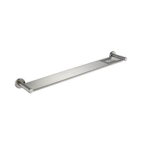 Brushed Nickel Metal Shelf