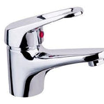TK72B Duck Handle Basin Mixer – 40mm cartridge, 126mm mixer height, 48mm(H) x 105mm(D) spout, WELS 5 Star, modern design.