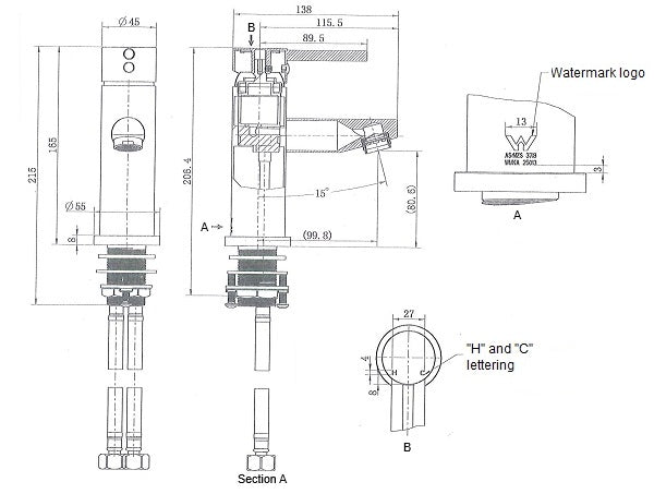 Chrome Round Basin Mixer
