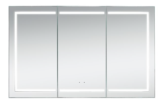 1200mm Brighton LED Shaving Cabinet – Pencil Edge Mirror with Butterfly Doors in Natural Timber or Matt White
