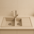 1080mm Square Drop-In Sink
