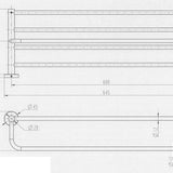 Black Round Bath Towel Shelf