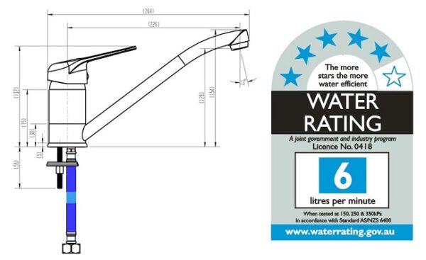 Duck Handle Kitchen Mixer
