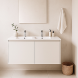 1800mm Double Bowl Vanity Top – Ceramic Twin Basin with Tap Hole Options