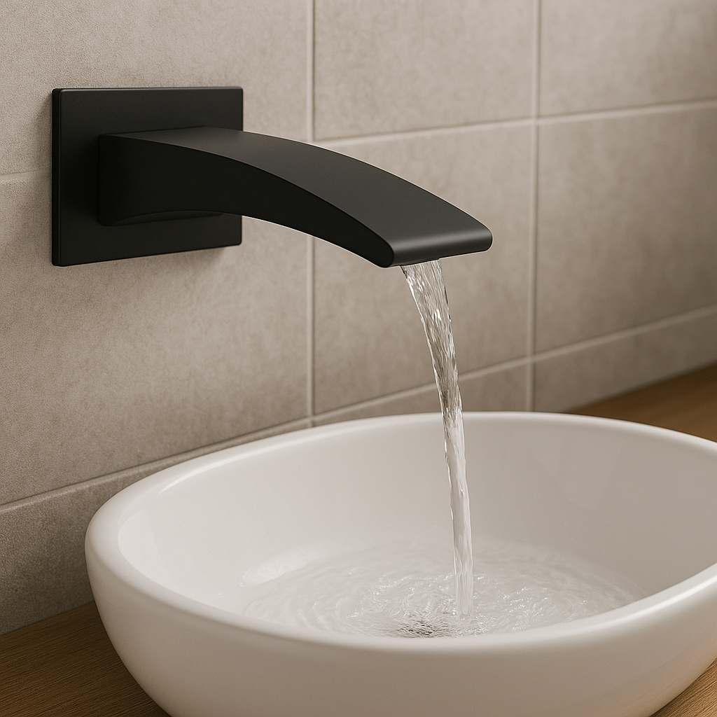 180mm Onix  Black Bath Spout