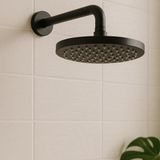 200 Solid brass Black Round Shower Head