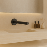 200mm Black Bath Spout