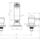 Round Handle Shower Set