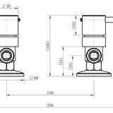 Round Handle Washing Machine Set