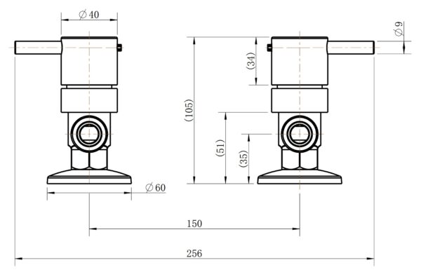 Round Handle Washing Machine Set