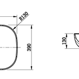 Above Counter Basin 600*400*130