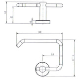 Round Toilet Paper Holder
