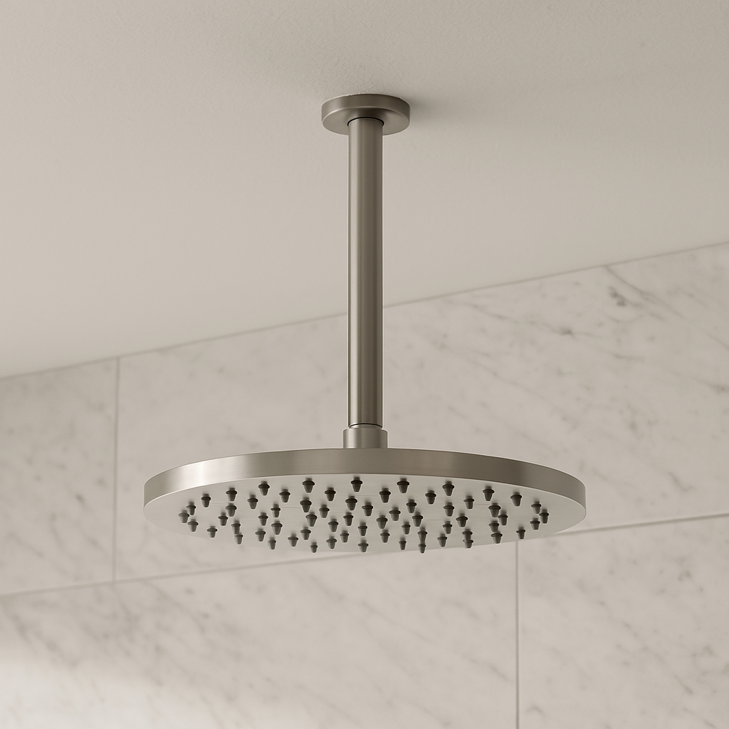 Valencia 200mm Brushed Nickel Shower Head