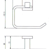 Square Toilet Paper Holder