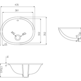 Under Counter Basin 435*353*175