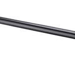 Black Round Wall Mounted Shower Arm – 300mm length with Matte Black Finish for Modern Bathrooms