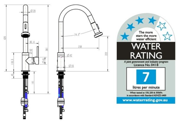 Vege Spray Mixer (35mm 7L)