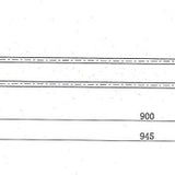 Black Double Towel Rail (Round)