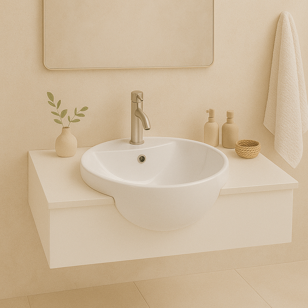 430 Semi Recessed Basin